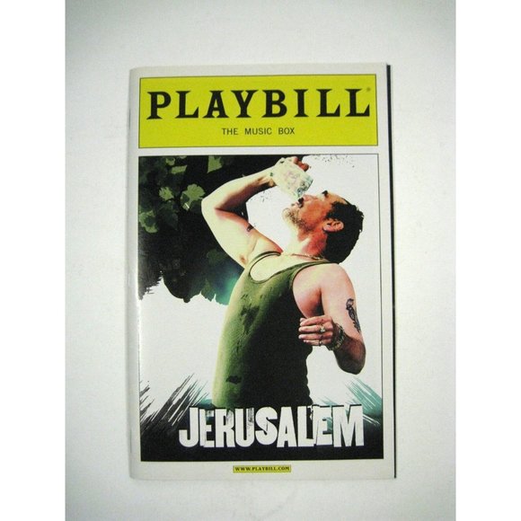 Jerusalem Playbill 2011 The Music Box Ticket Flyer Mark Rylance John Gallagher - Picture 3 of 11